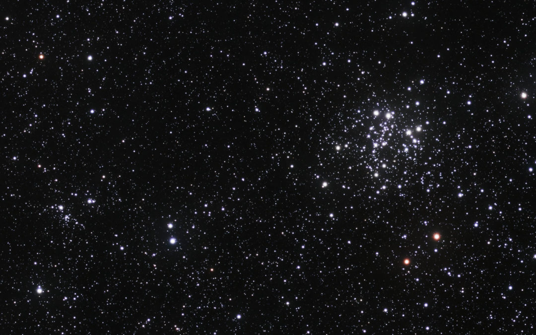 10 open clusters in Cassiopeia