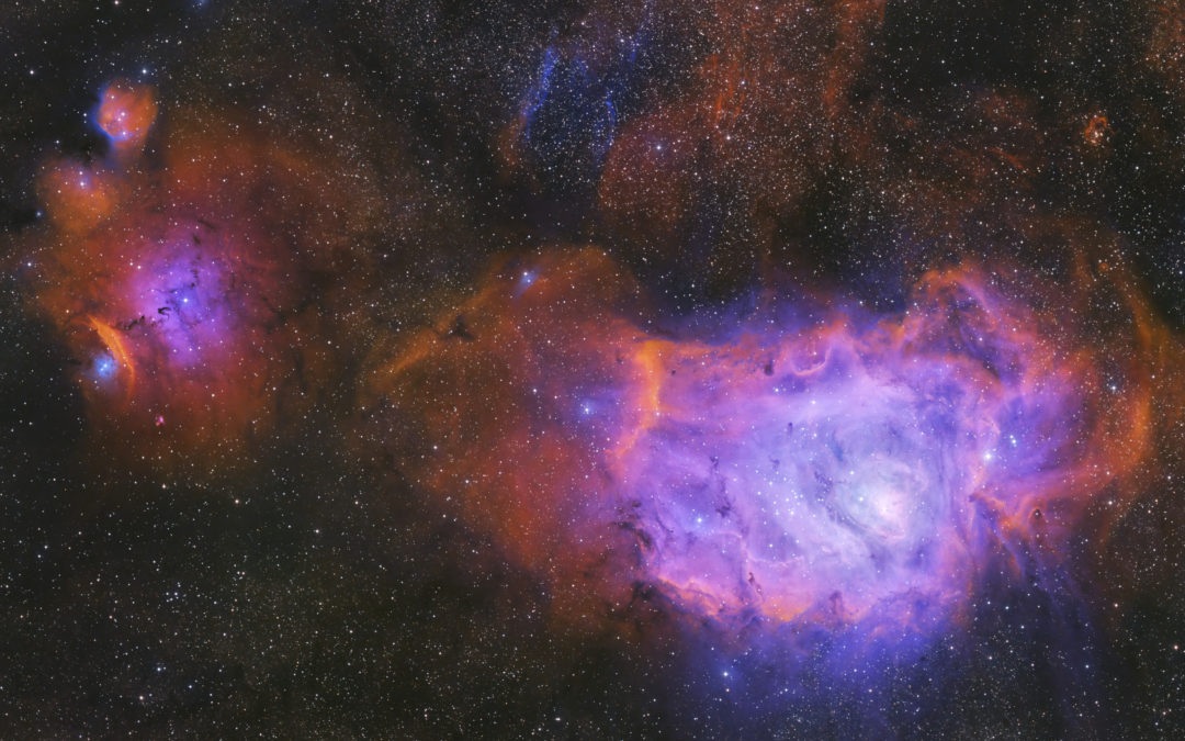 Messier 8, Messier 20 and Messier 21