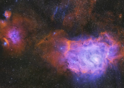 Messier 8, Messier 20 and Messier 21