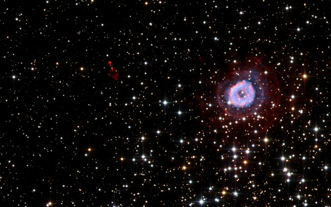 M46, NGC 2438 and the Calabash nebula