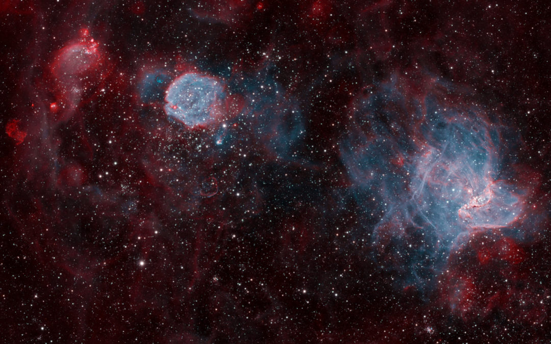 NGC 346, 371 and 395