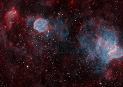 NGC 346, 371 and 395